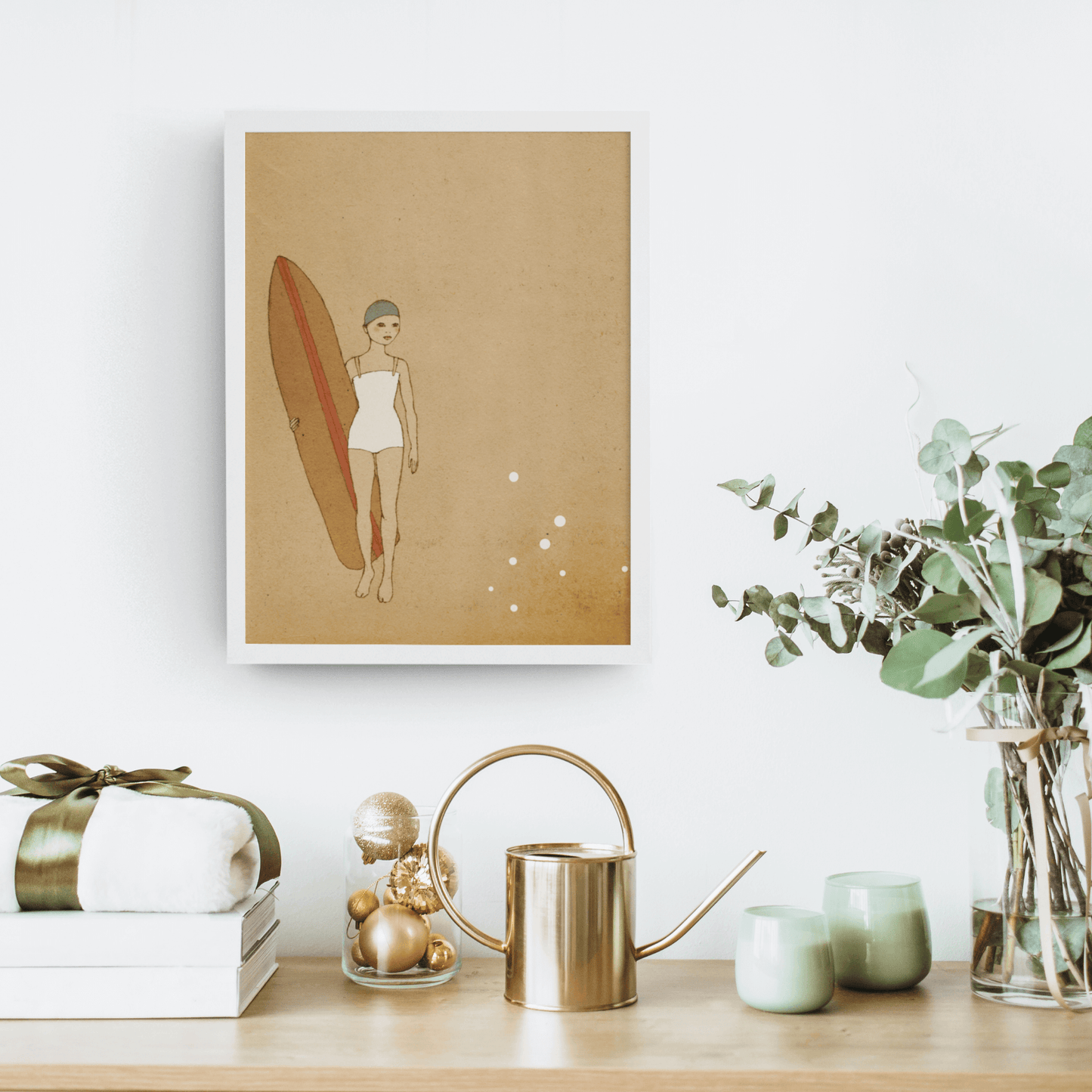Sizing the Wave Poster