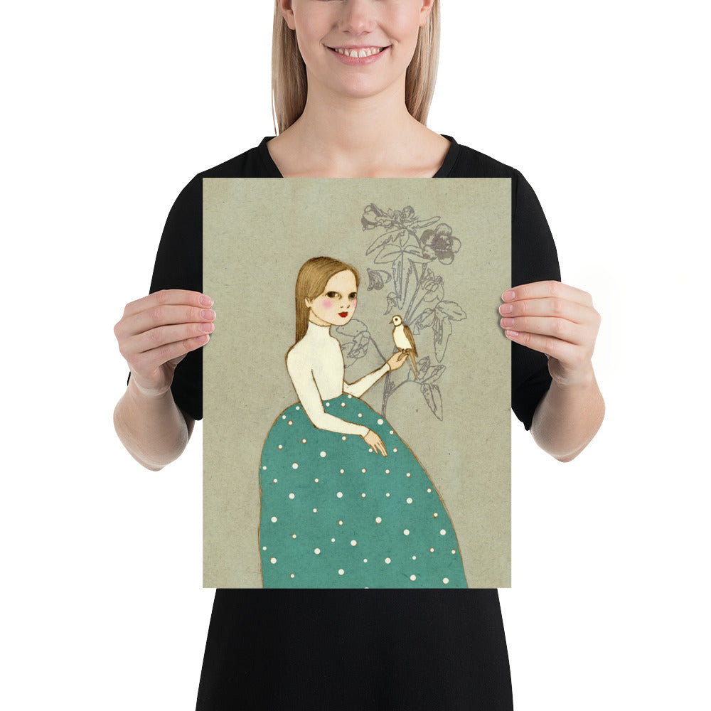 Dove Girl Poster
