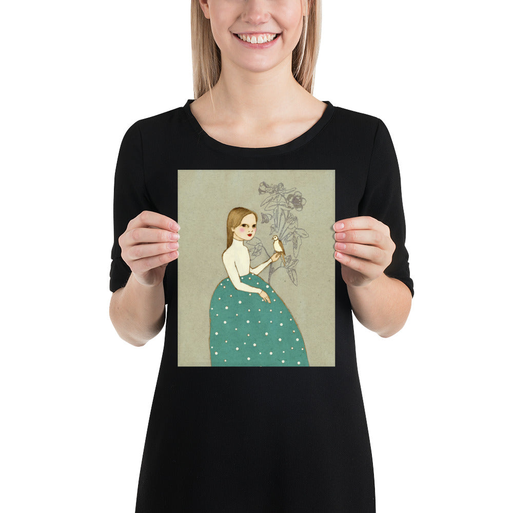 Dove Girl Poster