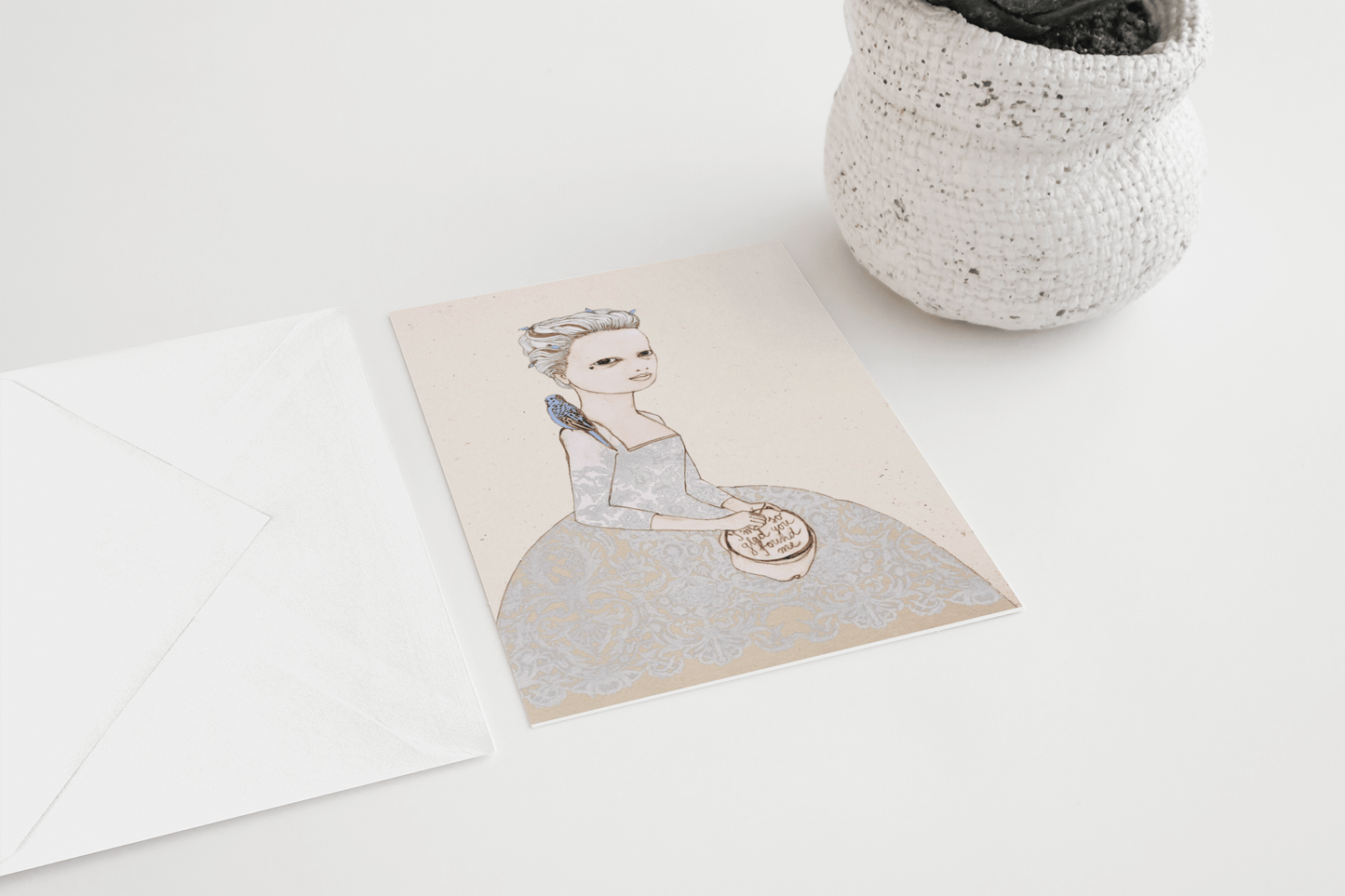 Bird Girls - Set of 5 Postcards