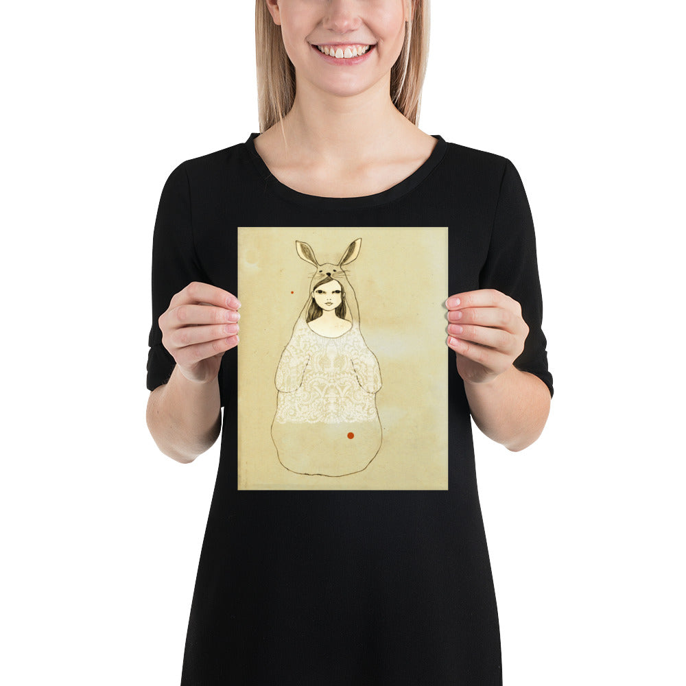 Rabbit Girl Poster