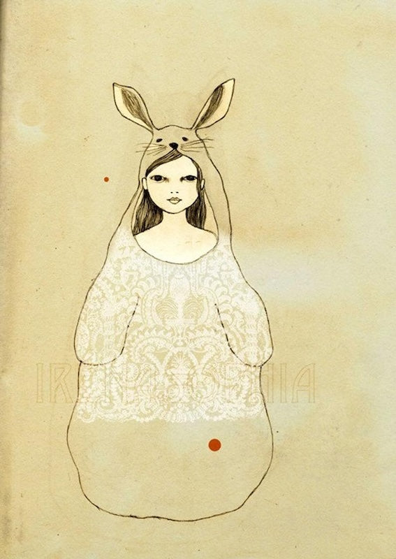 Rabbit Girl Poster