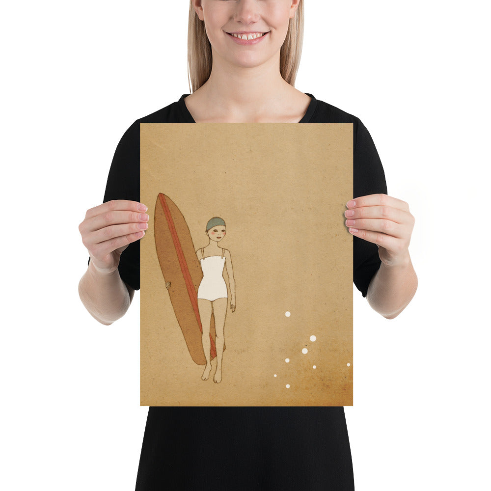 Sizing the Wave Poster