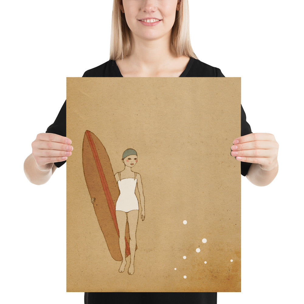 Sizing the Wave Poster