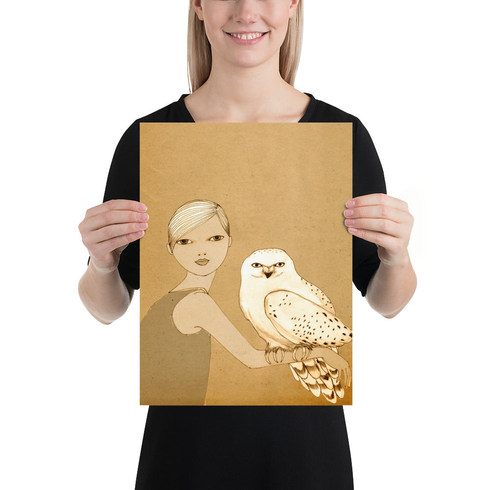 Snowy Owl Poster