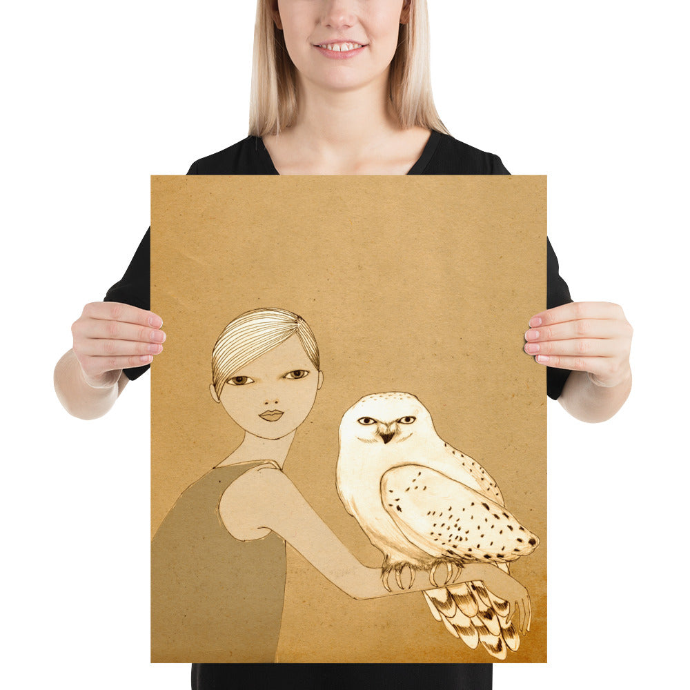 Snowy Owl Poster