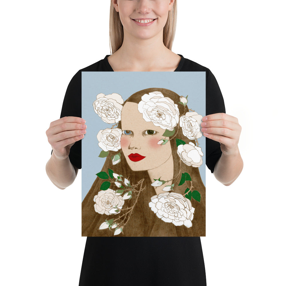 White Rose Poster