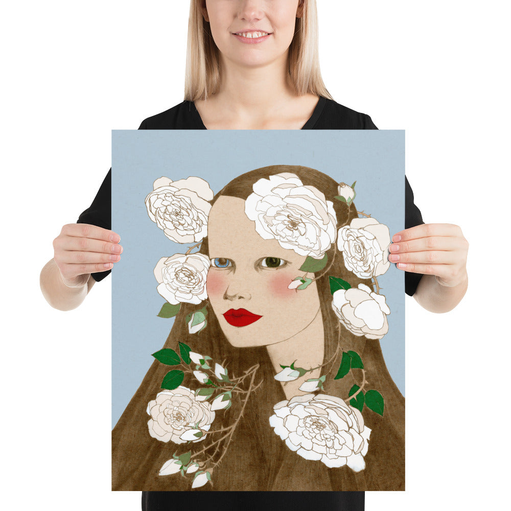 White Rose Poster