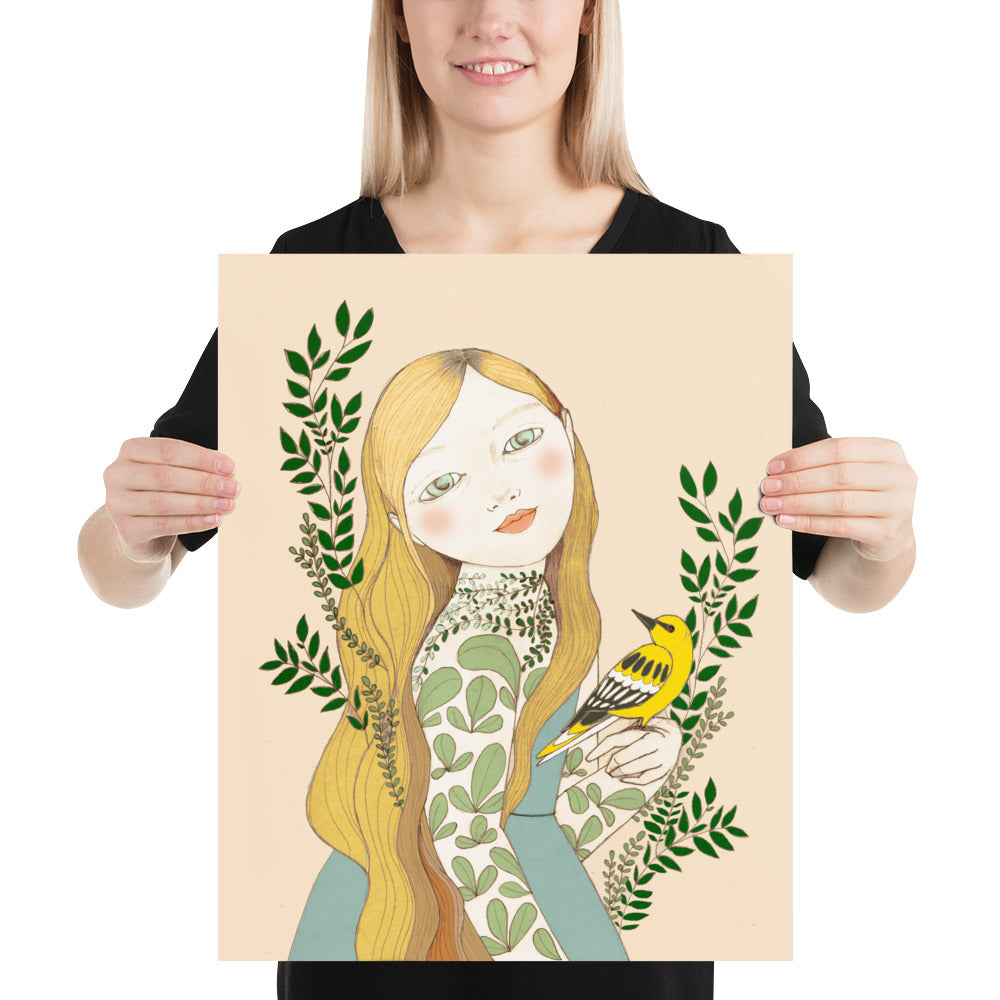 Yellow Oriole Poster