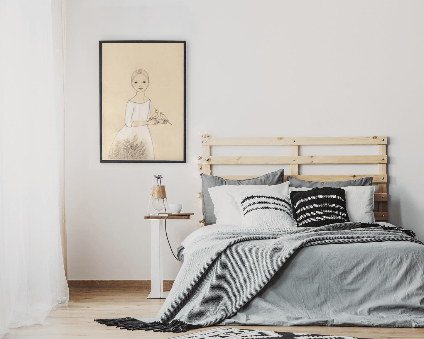 White Doves Poster