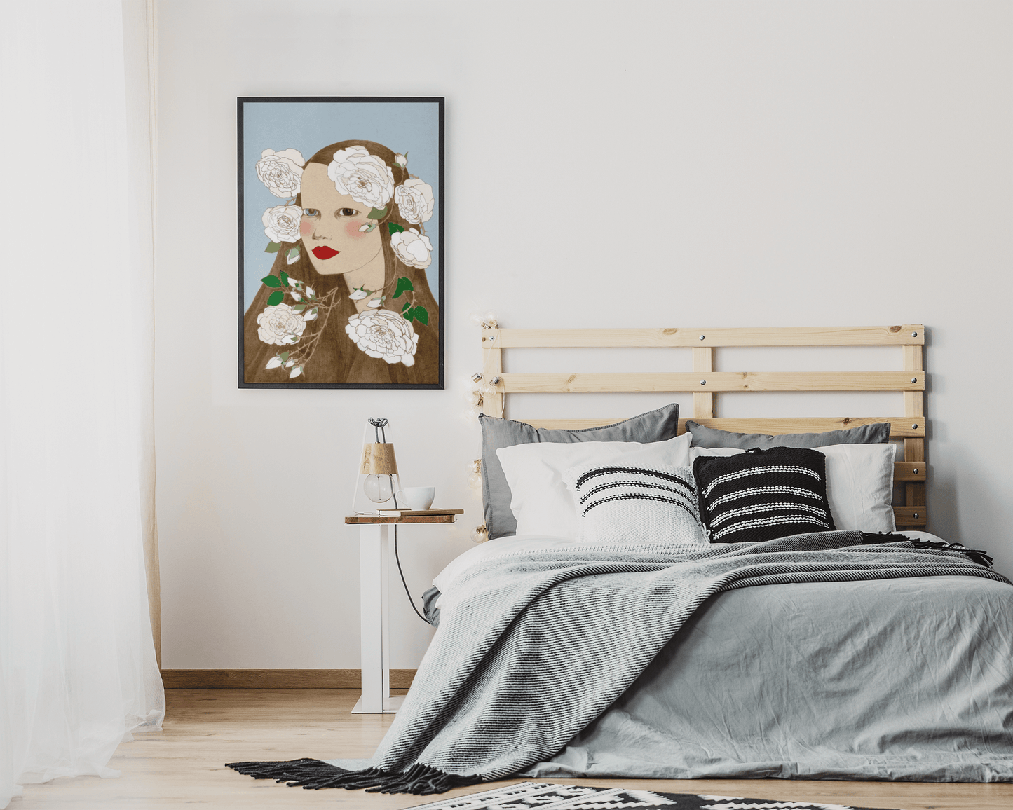 White Rose Poster