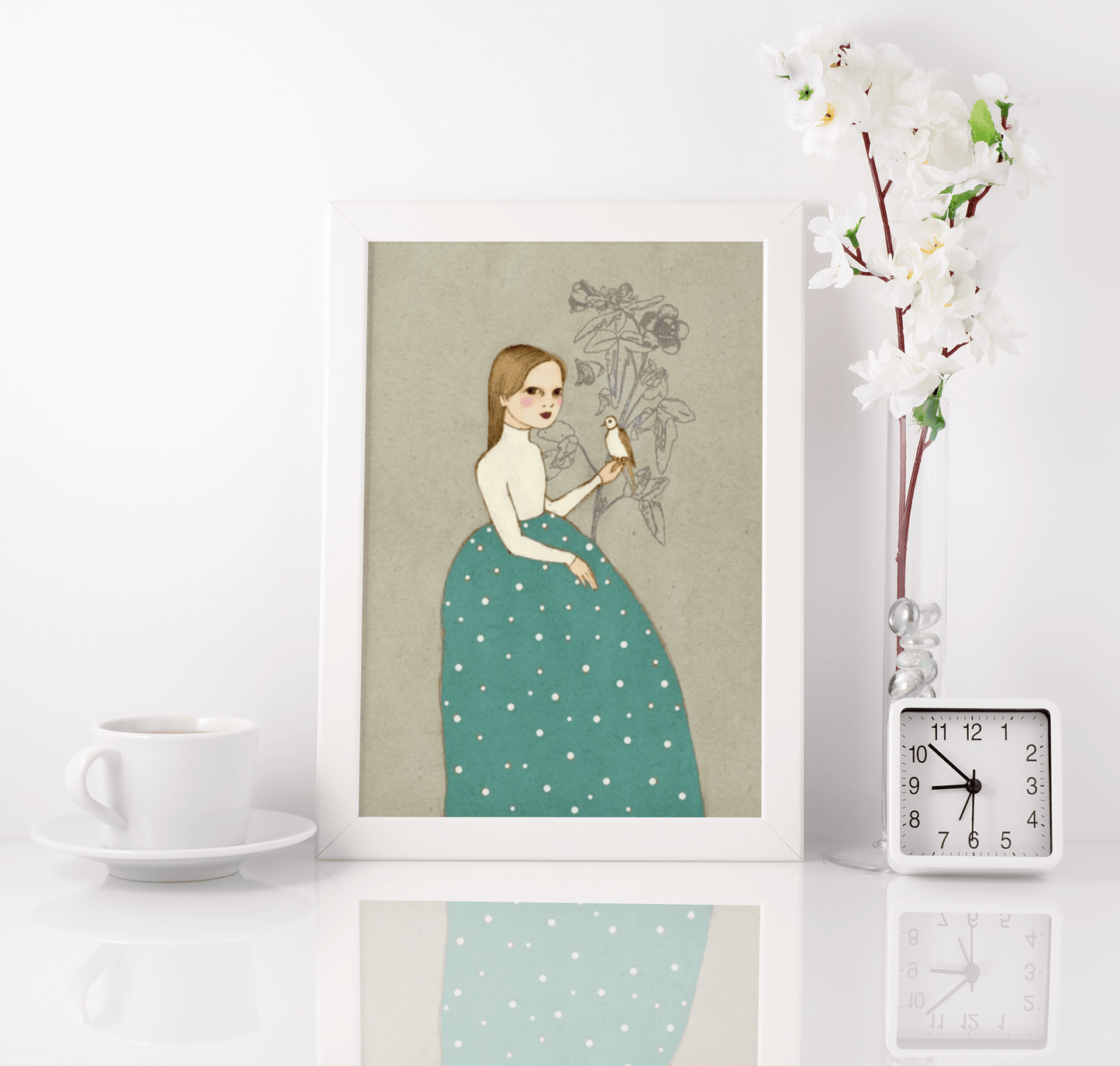 Dove Girl Poster