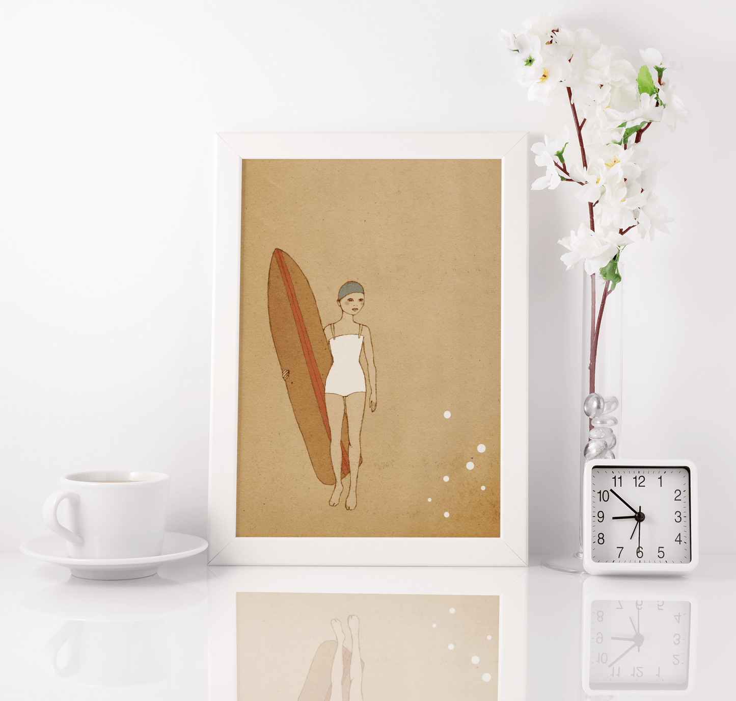 Sizing the Wave Poster