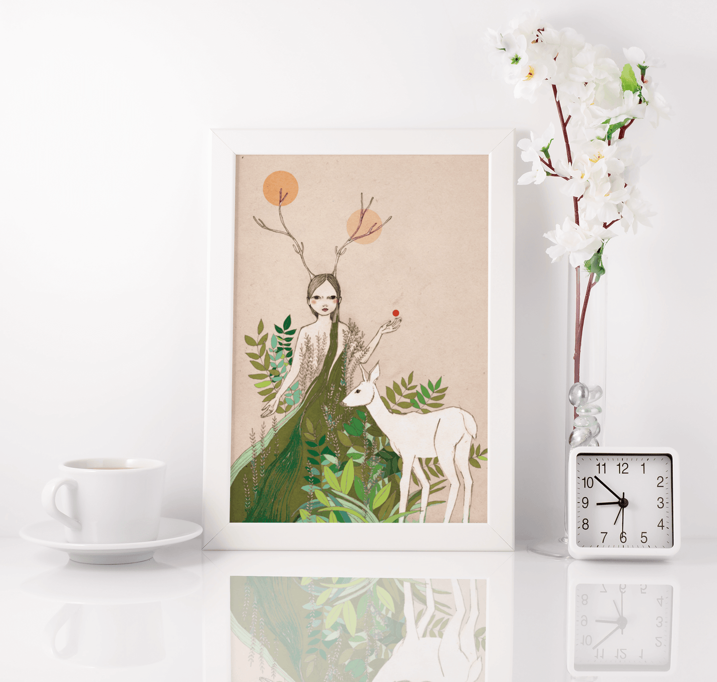 Mori Deer Poster