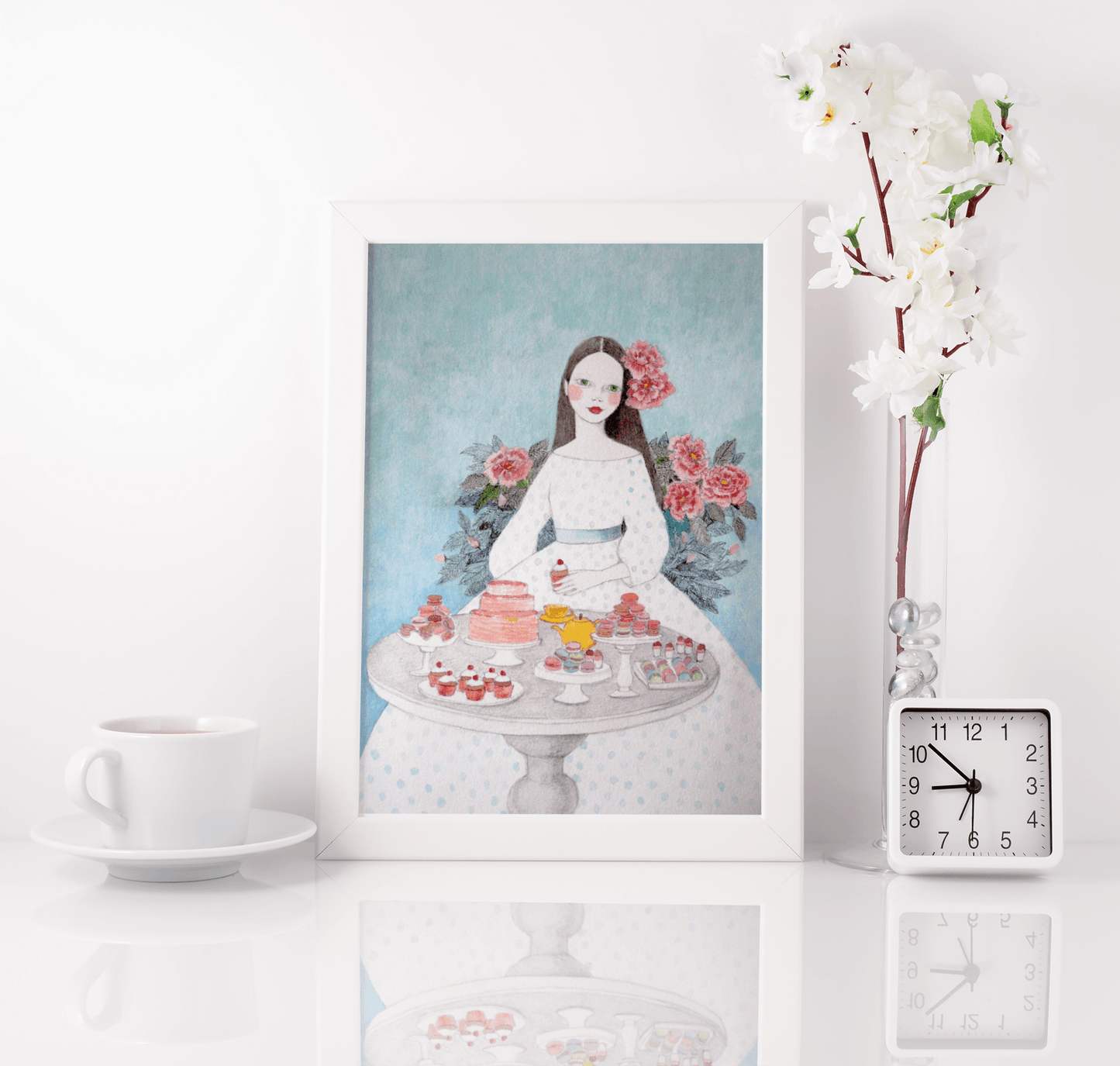 Macaroon Girl Poster