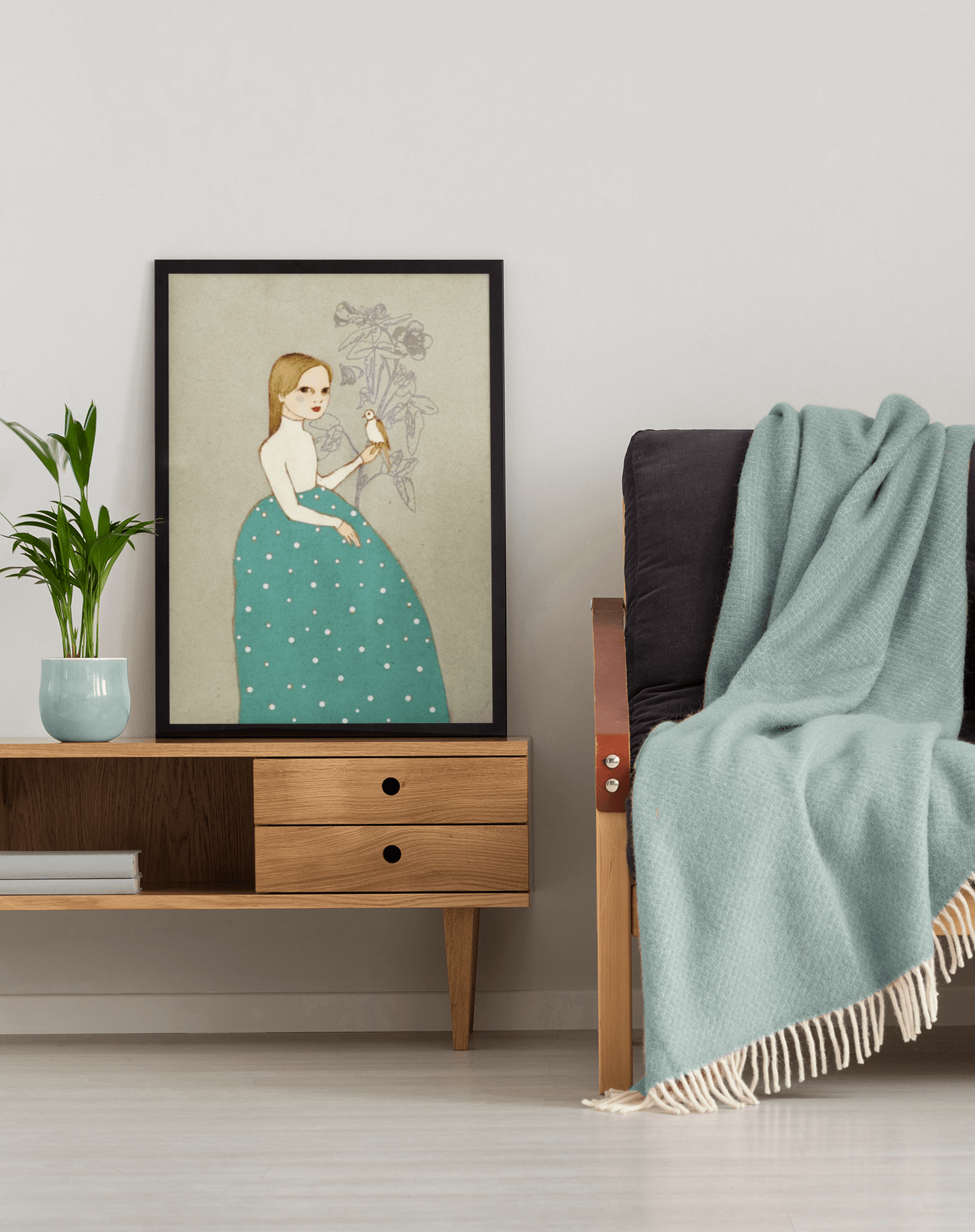 Dove Girl Poster