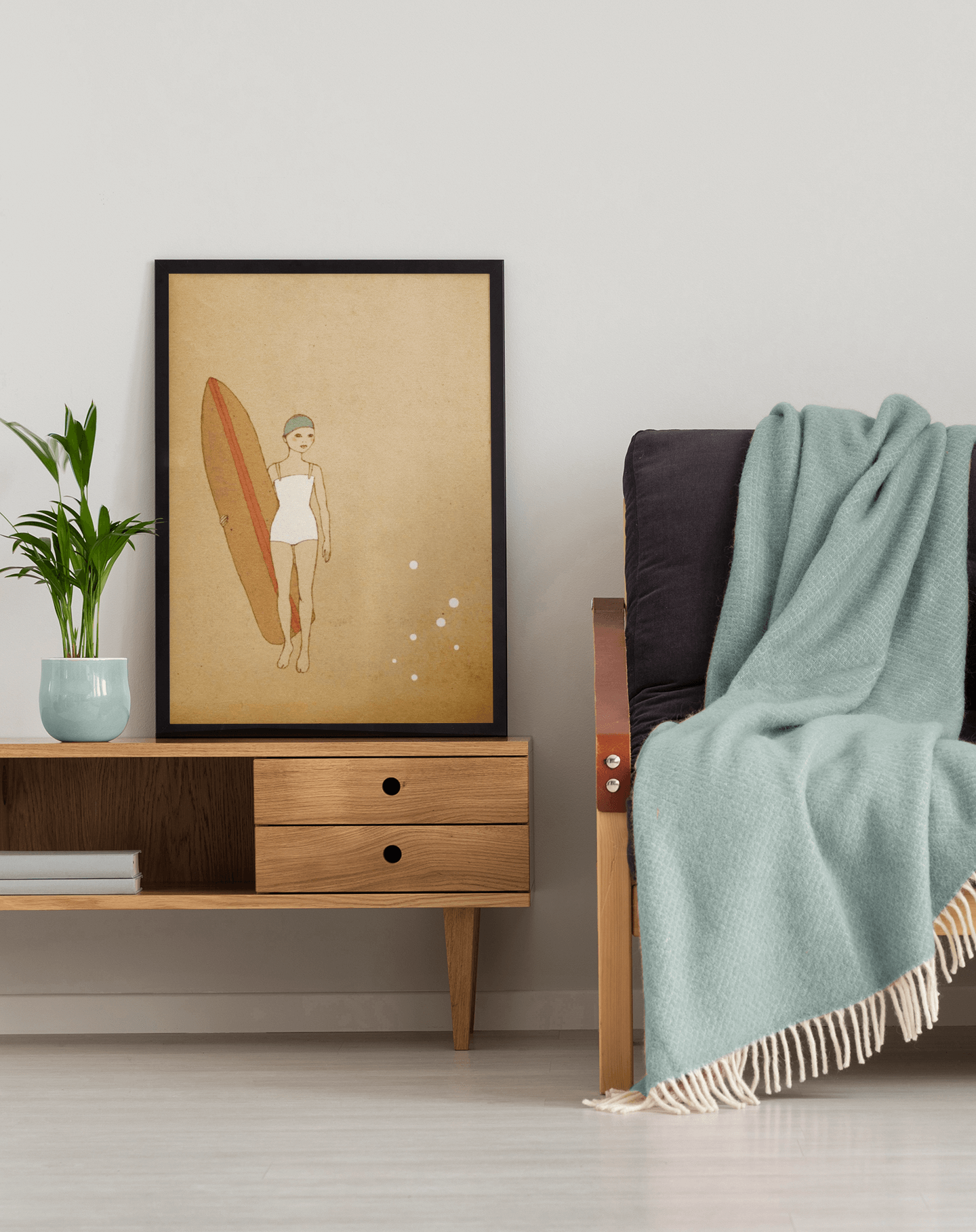 Sizing the Wave Poster
