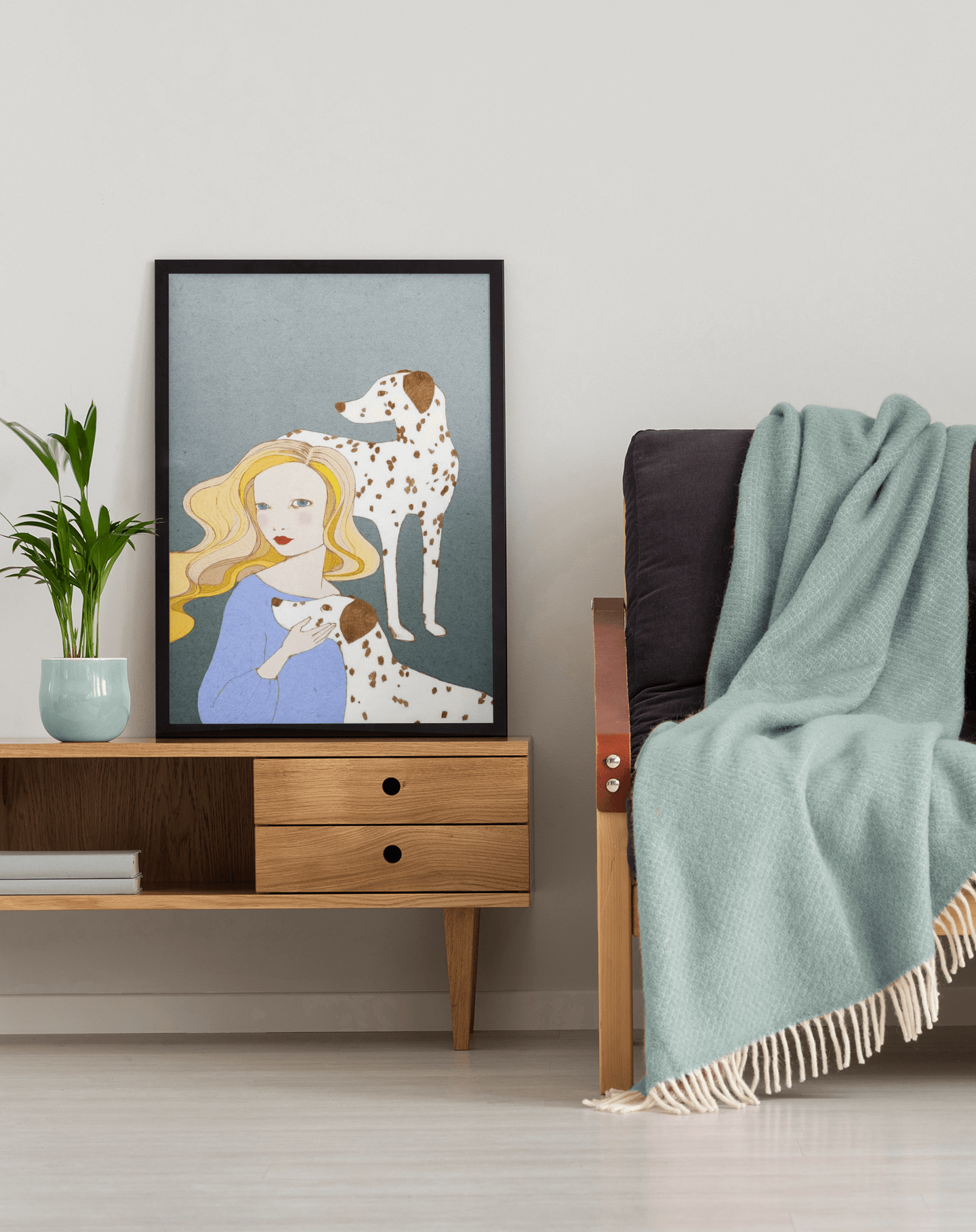 Dalmatian Dogs Poster