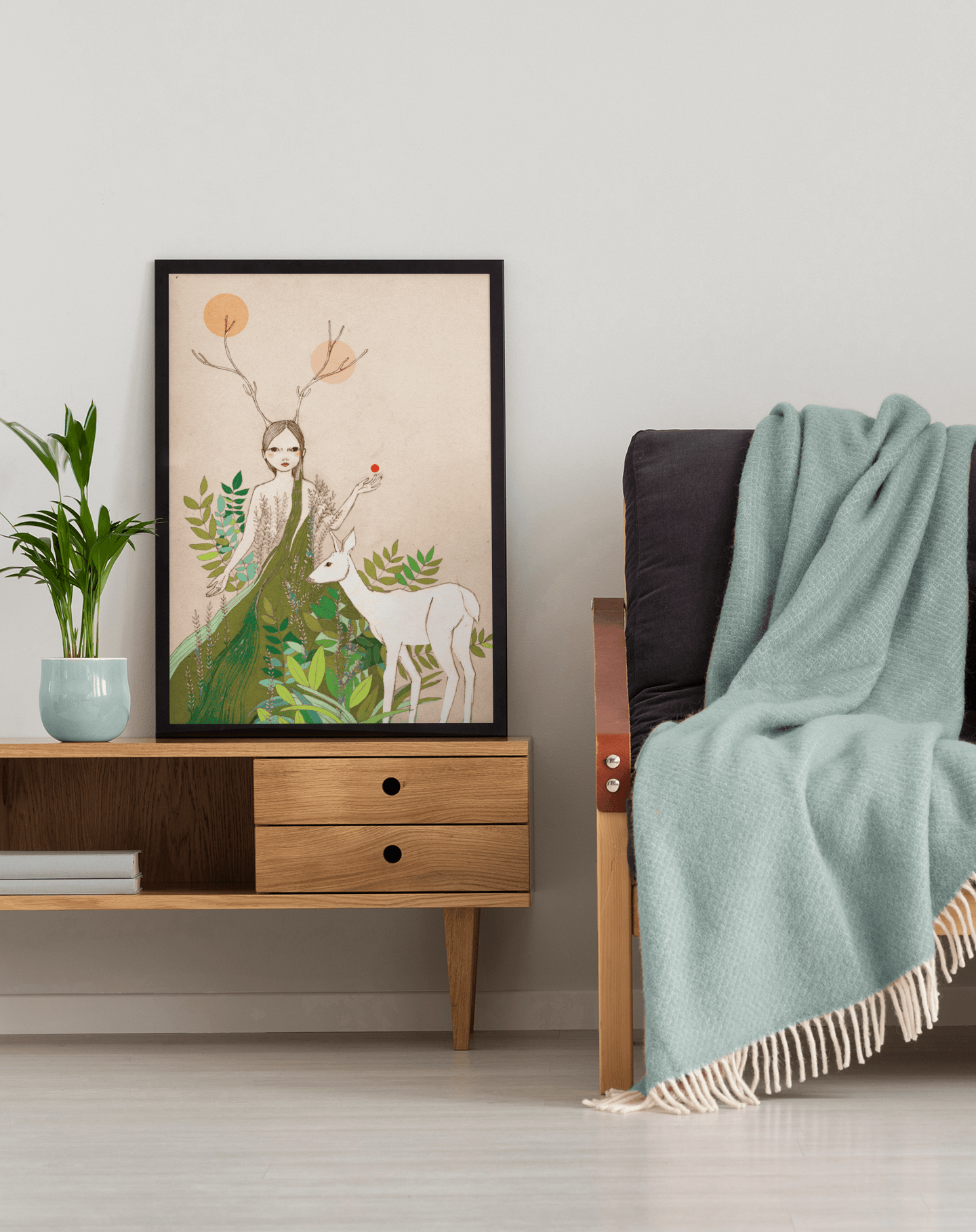 Mori Deer Poster
