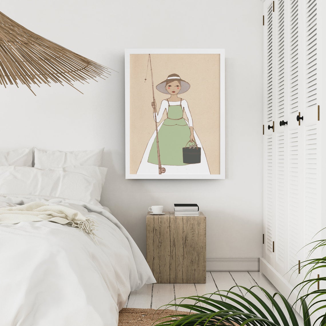 Fishing Girl Poster