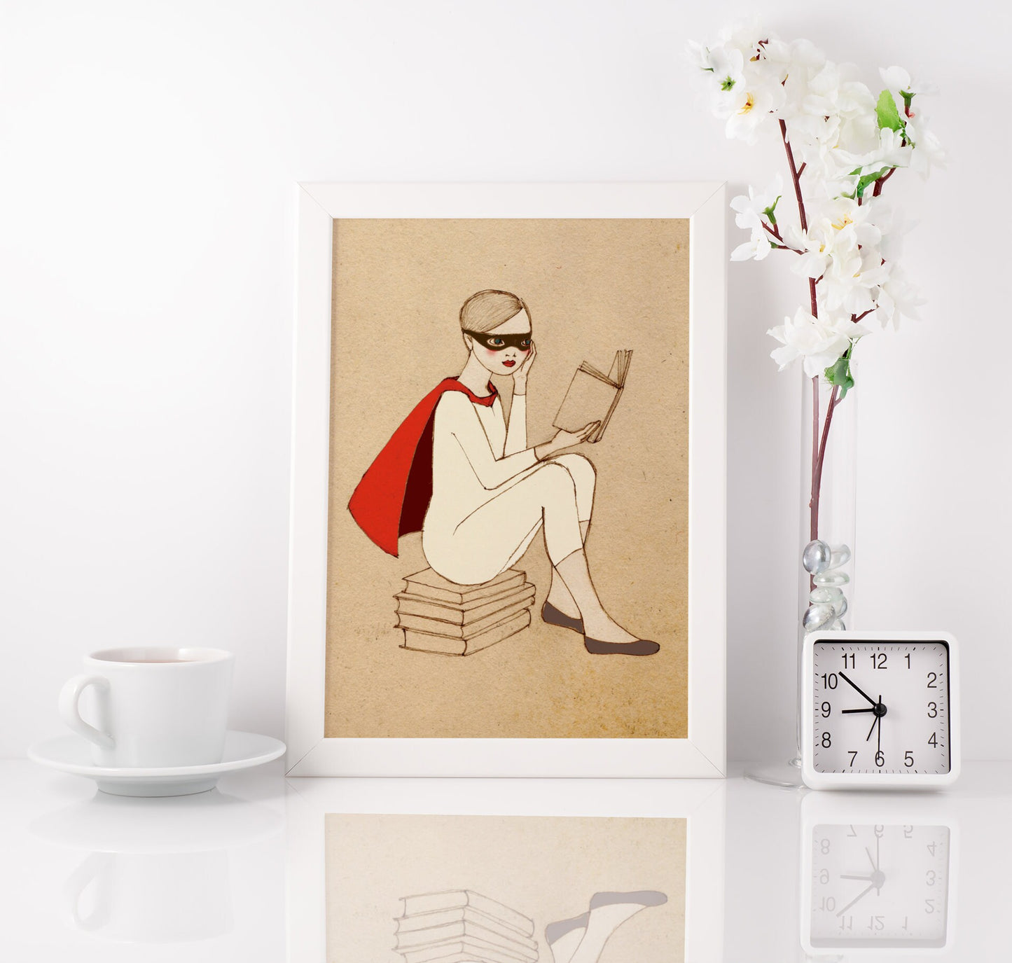 Superhero Reading Poster