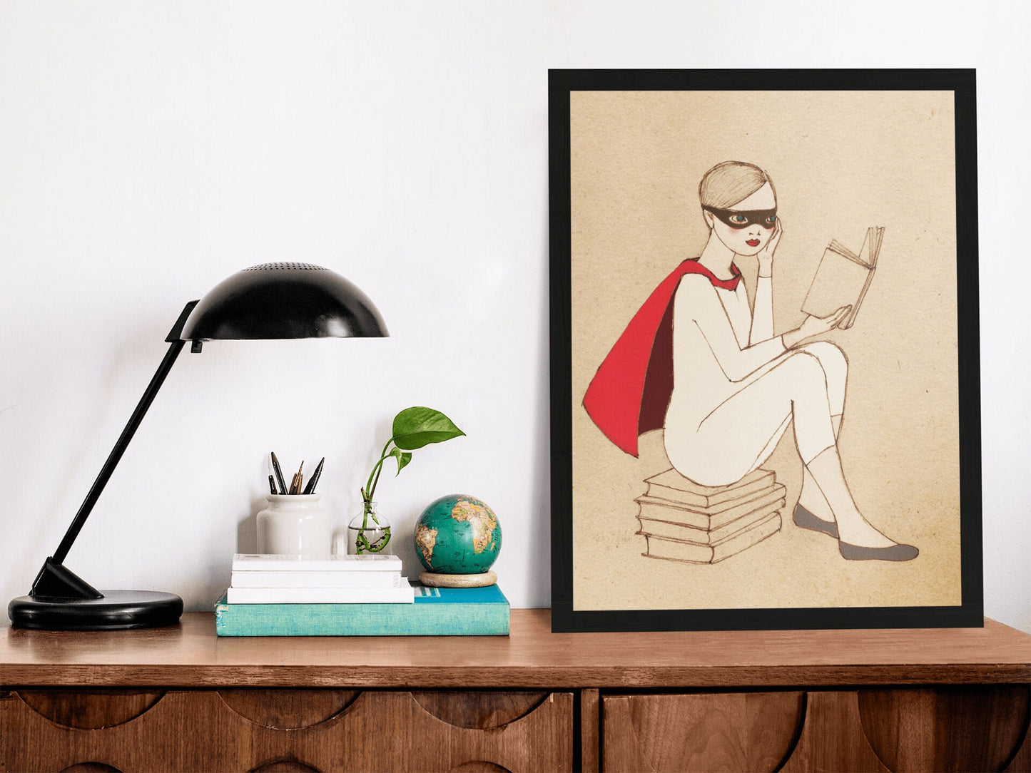 Superhero Reading Poster