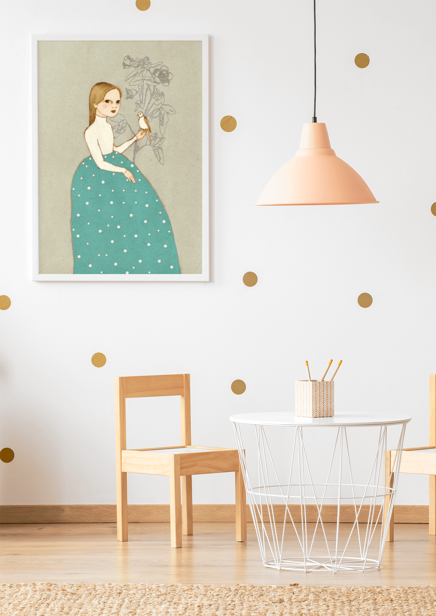 Dove Girl Poster