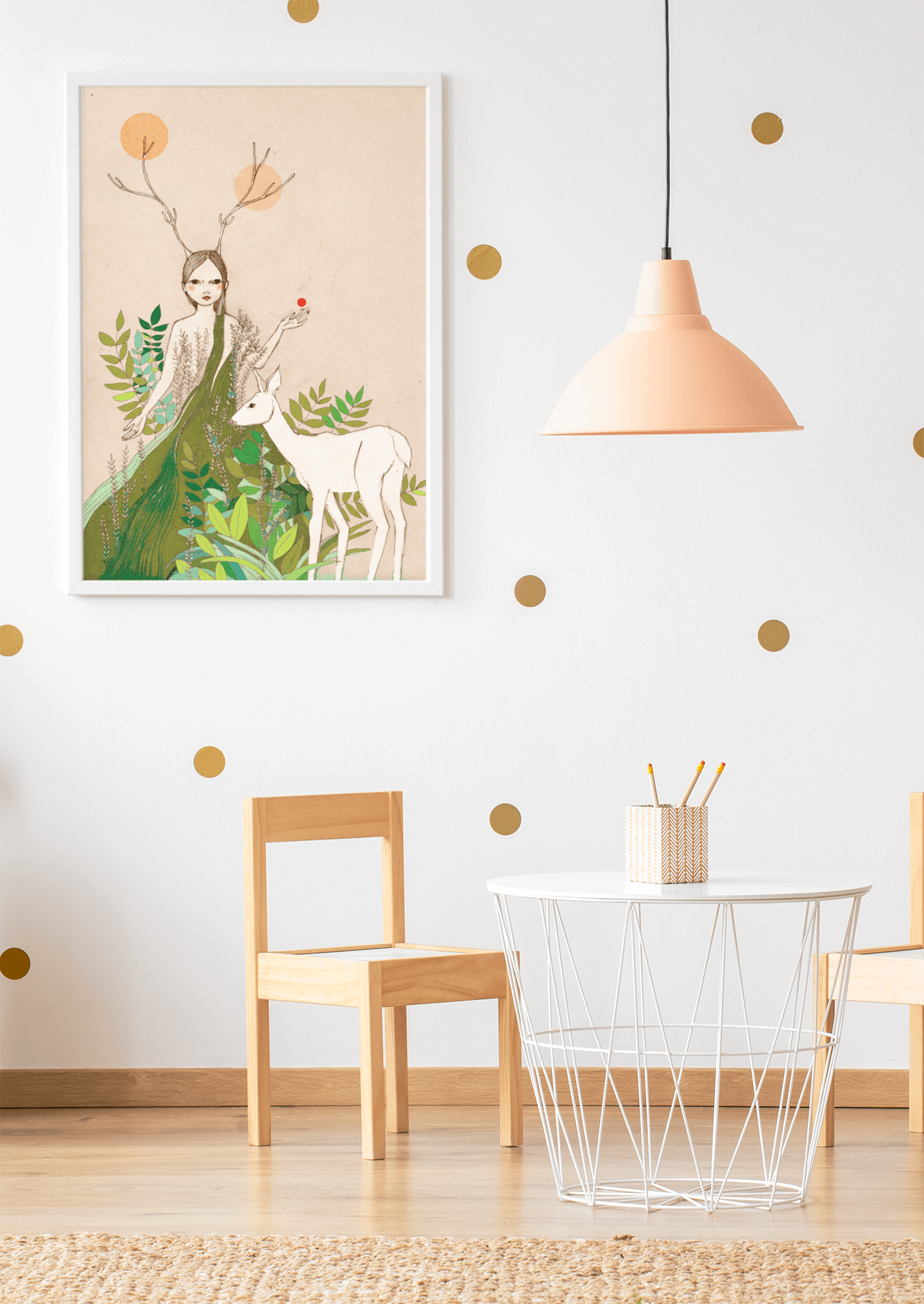 Mori Deer Poster