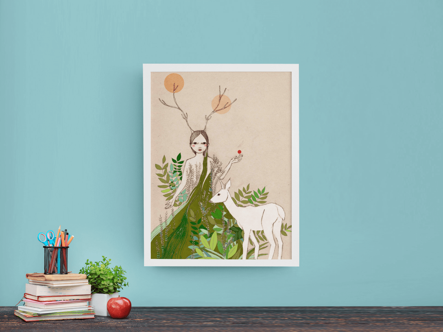 Mori Deer Poster