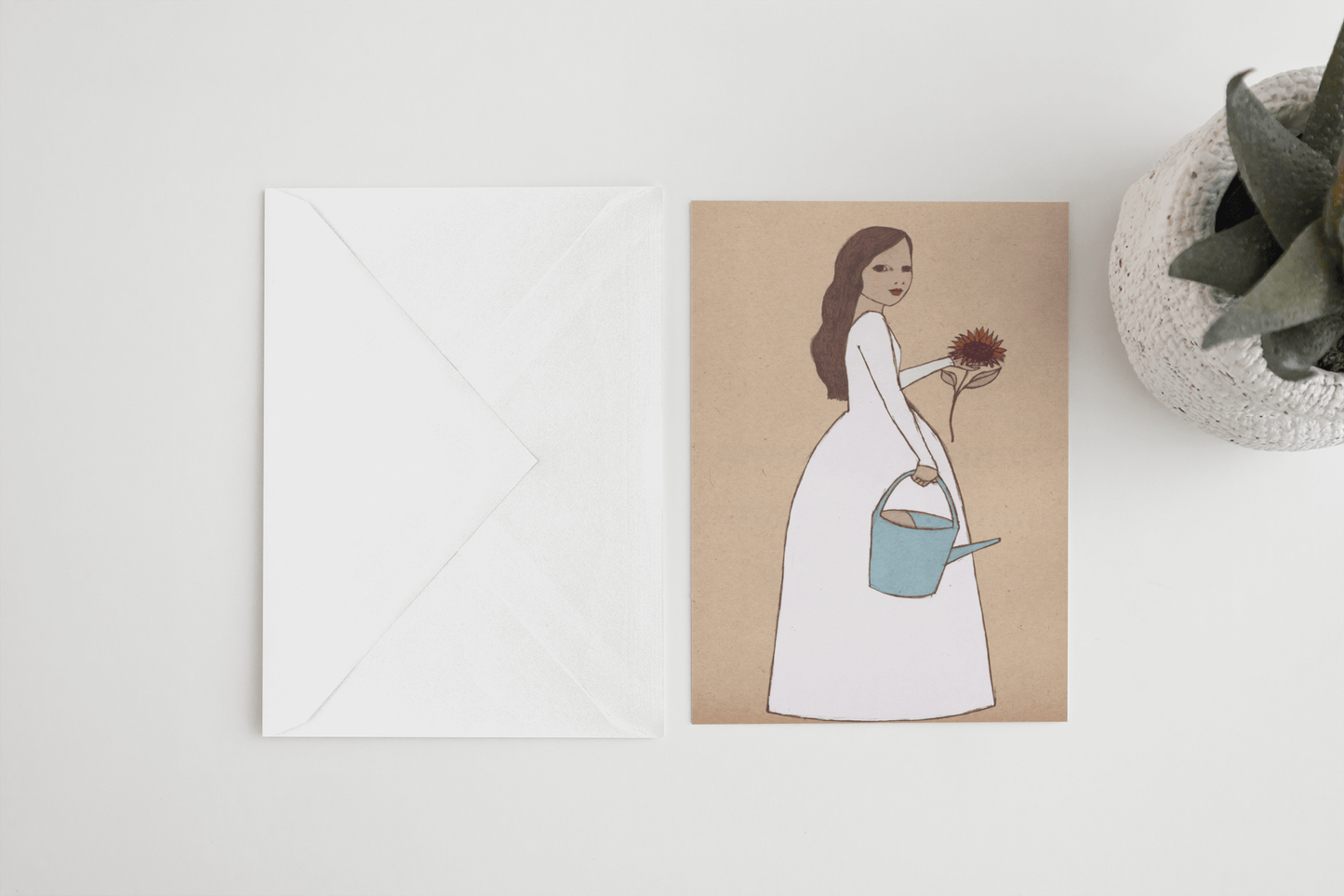 Blue Girls - Set of 5 Postcards