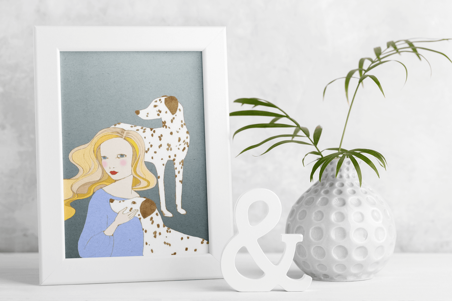 Dalmatian Dogs Poster