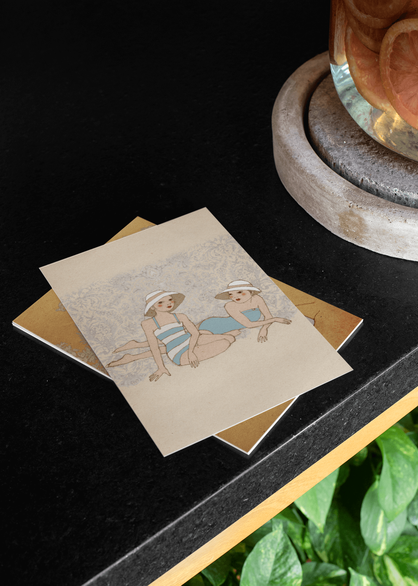 Beach Girls - Set of 5 Postcards