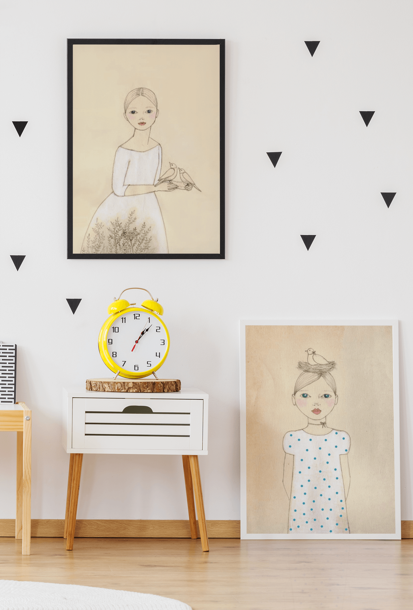 White Doves Poster