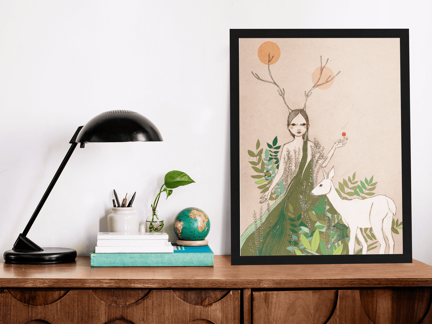 Mori Deer Poster
