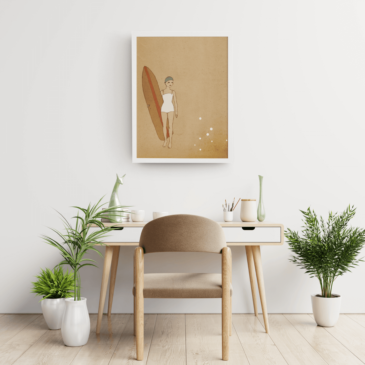 Sizing the Wave Poster