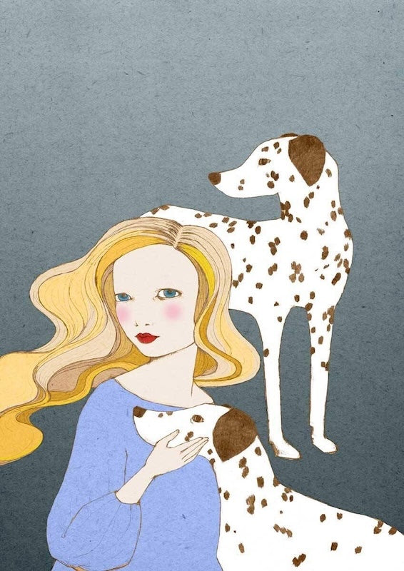 Dalmatian Dogs Poster