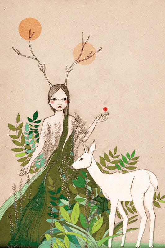 Mori Deer Poster
