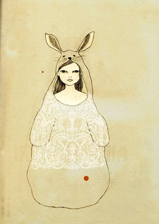 Rabbit Girl Poster