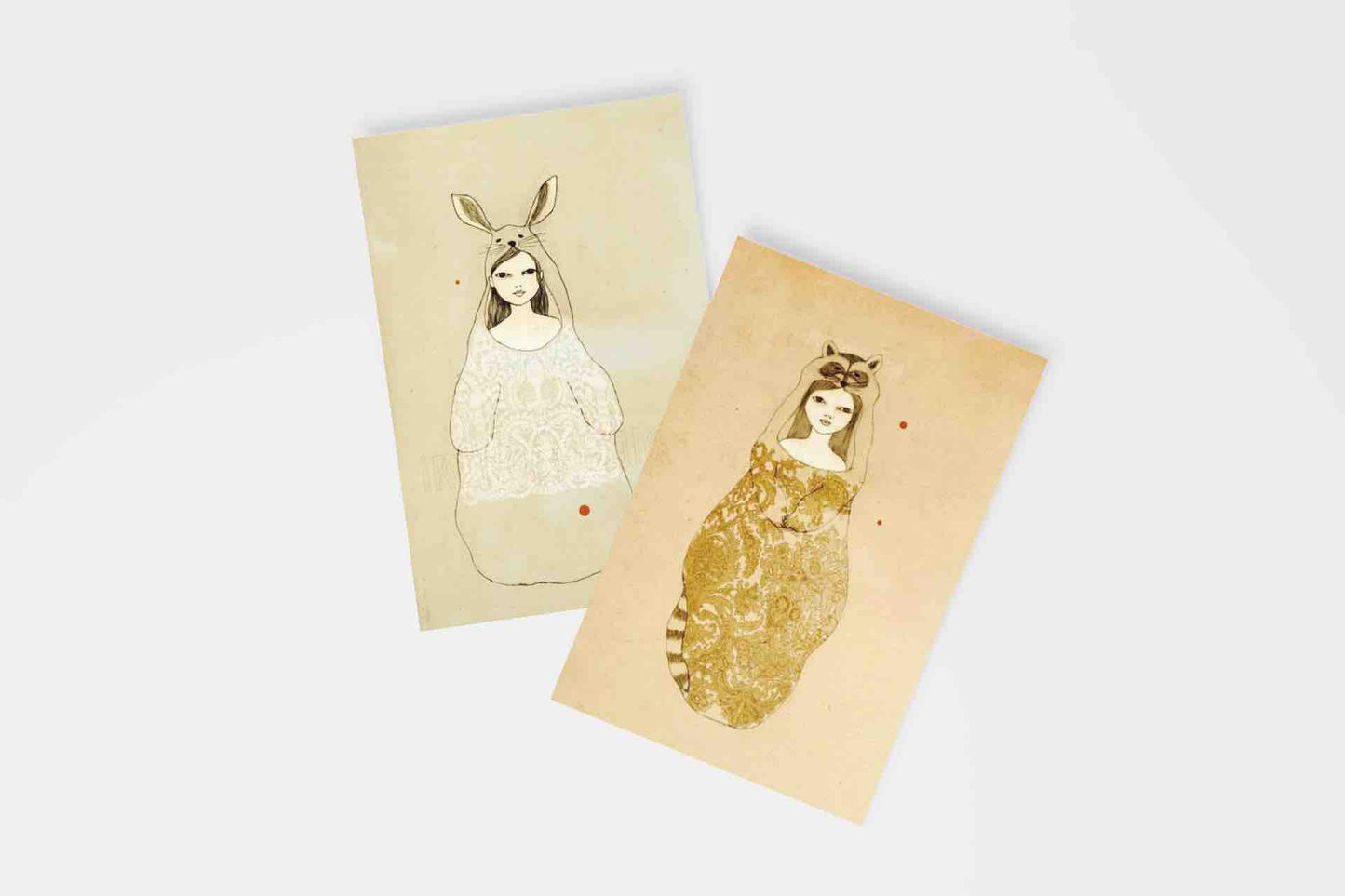 Spirit Animals - Set of 5 Nature Postcards
