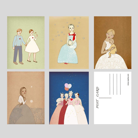 Small Celebrations - Set of 5 Holiday Postcards