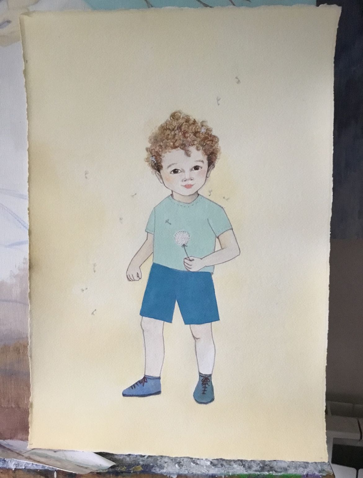Personalized Custom Illustration (Physical illustration)