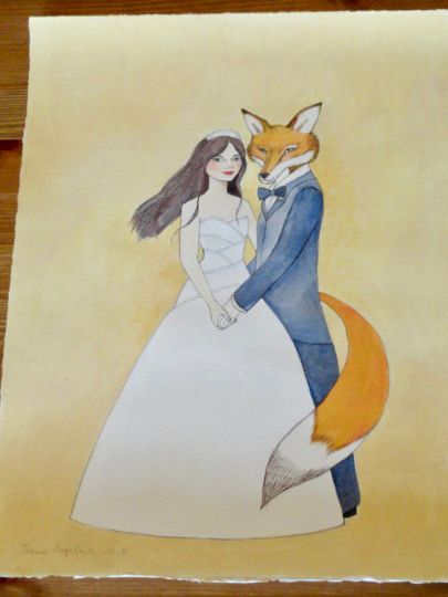 Personalized Custom Illustration (Physical illustration)