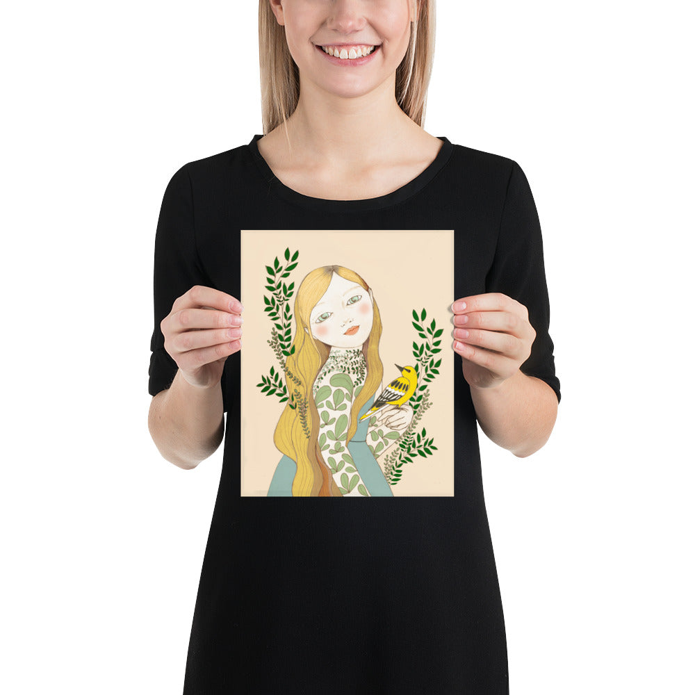 Yellow Oriole Poster