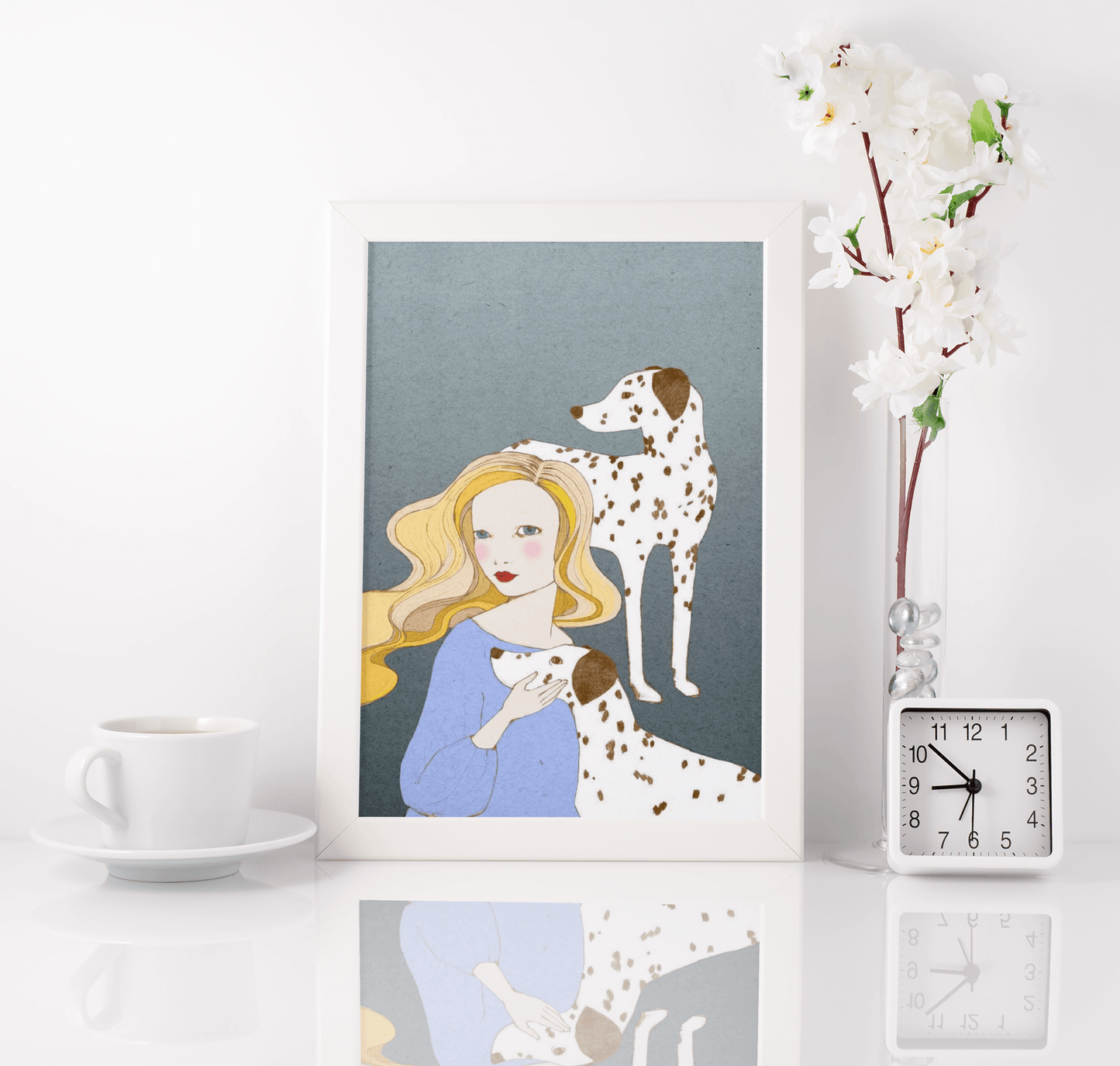 Dalmatian Dogs Poster