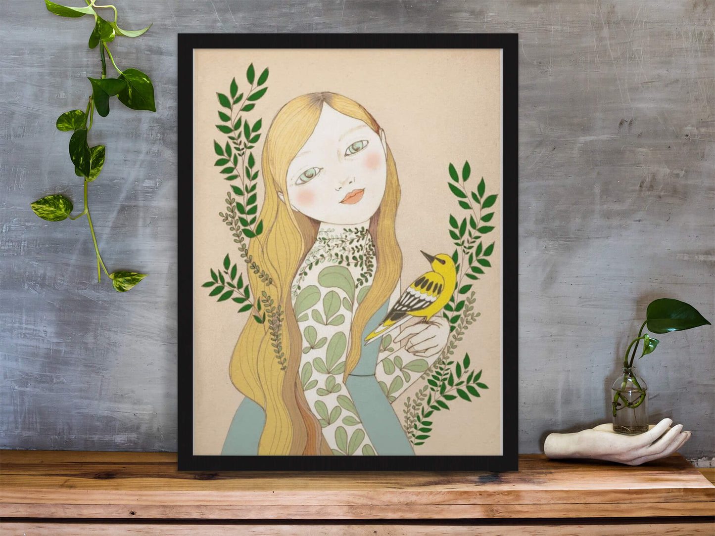 Yellow Oriole Poster