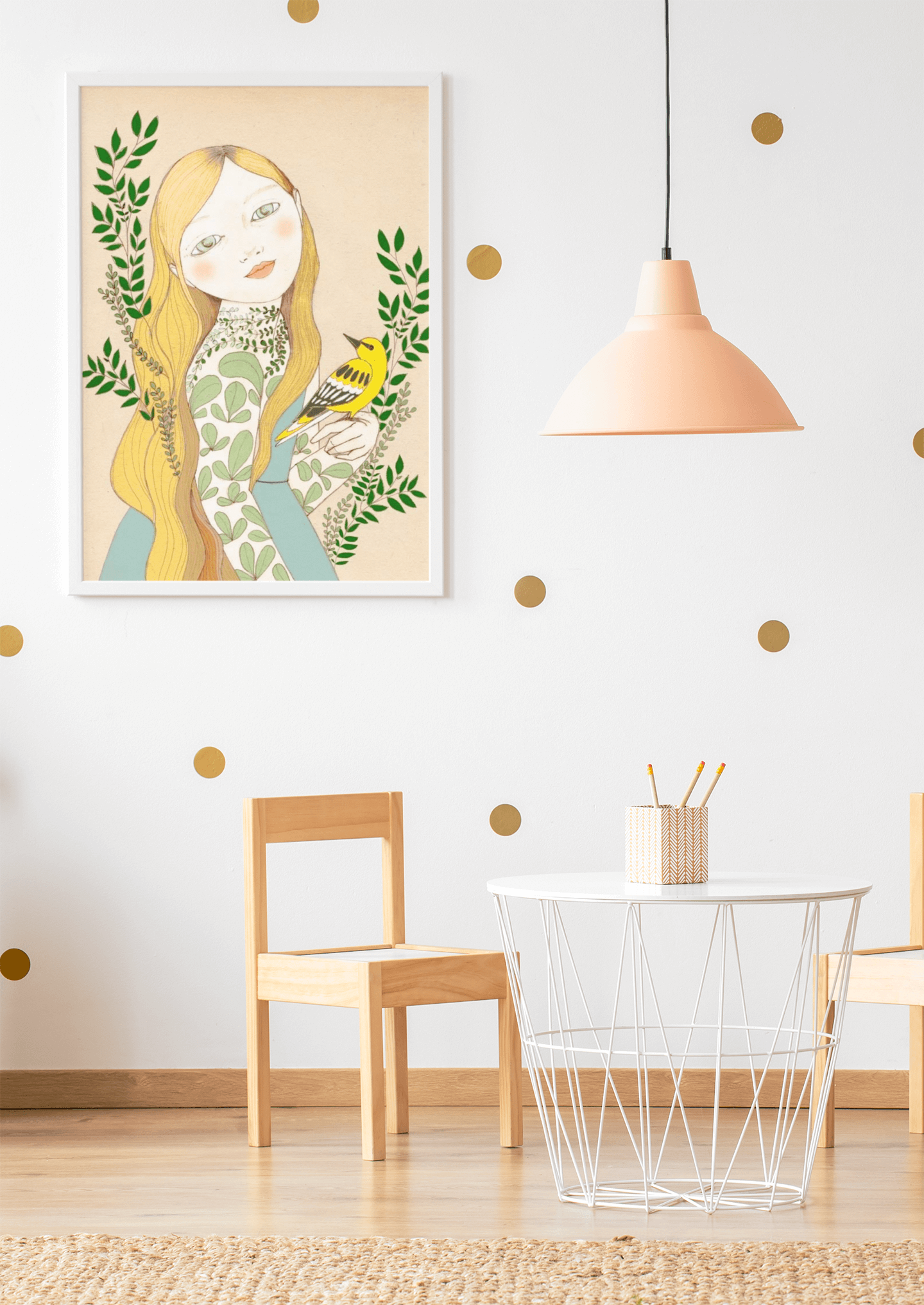 Yellow Oriole Poster