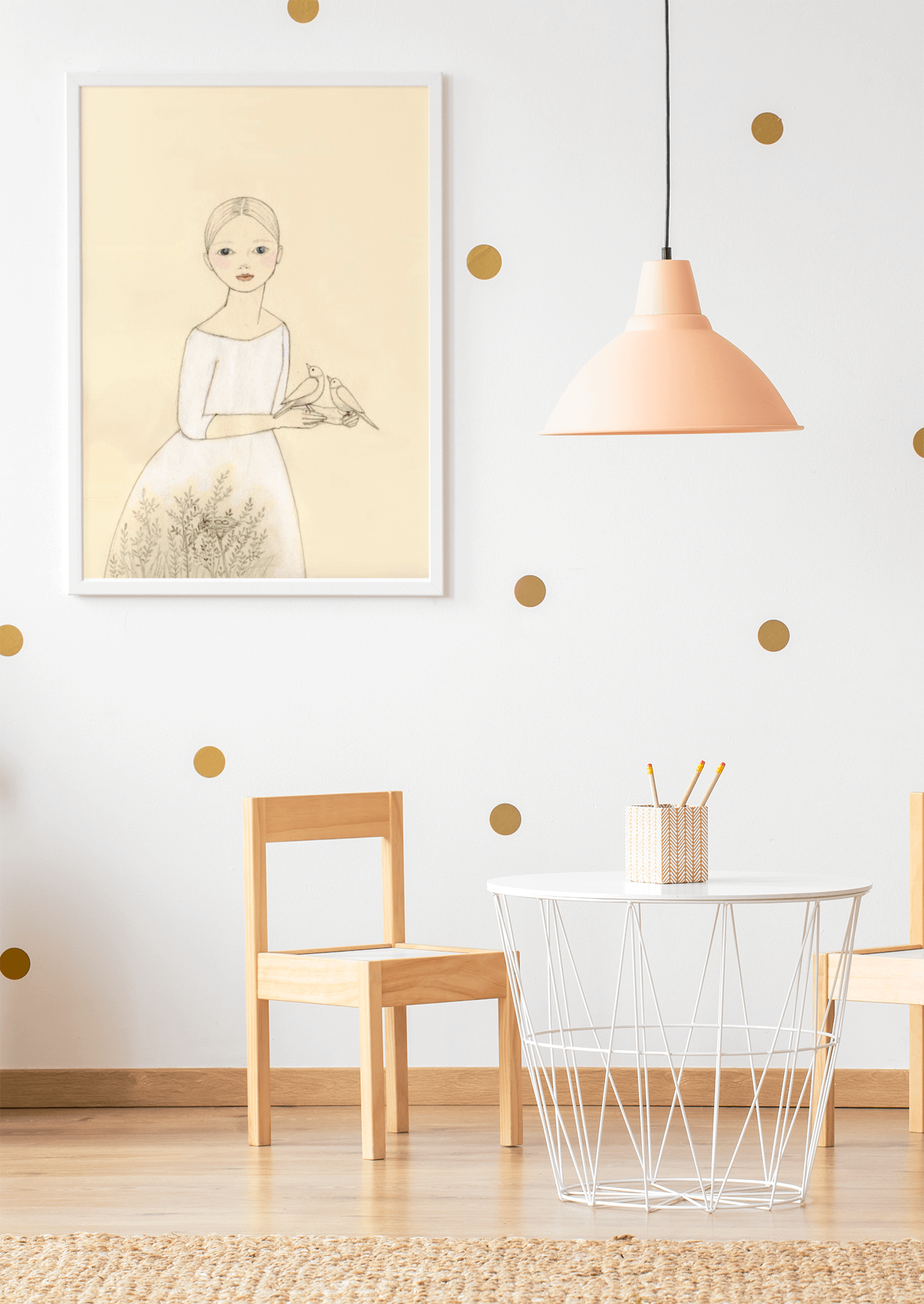 White Doves Poster