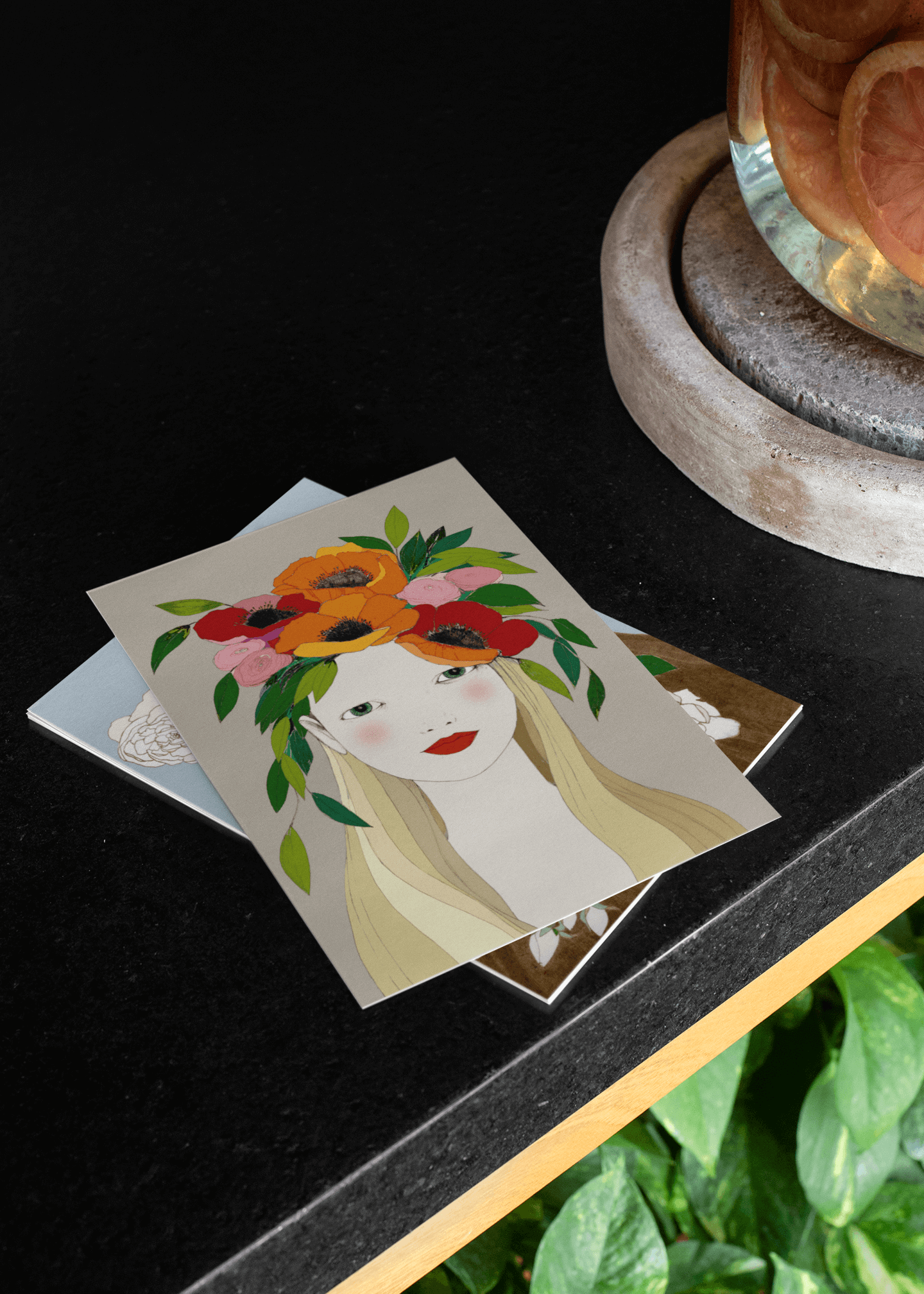Forest Songs - Set of 5 Floral Postcards