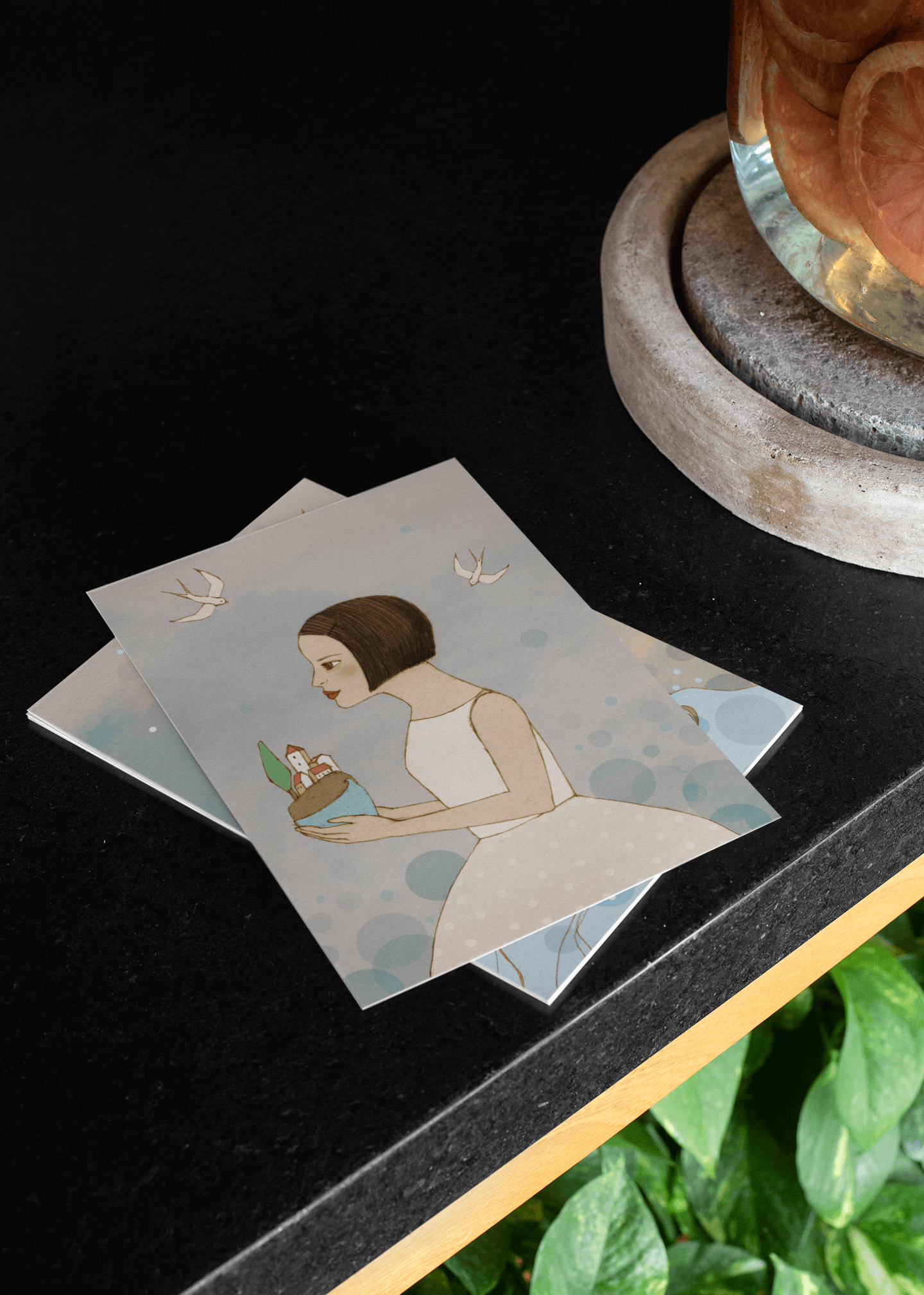 Ocean Dreams - Set of 5 Aquatic Postcards