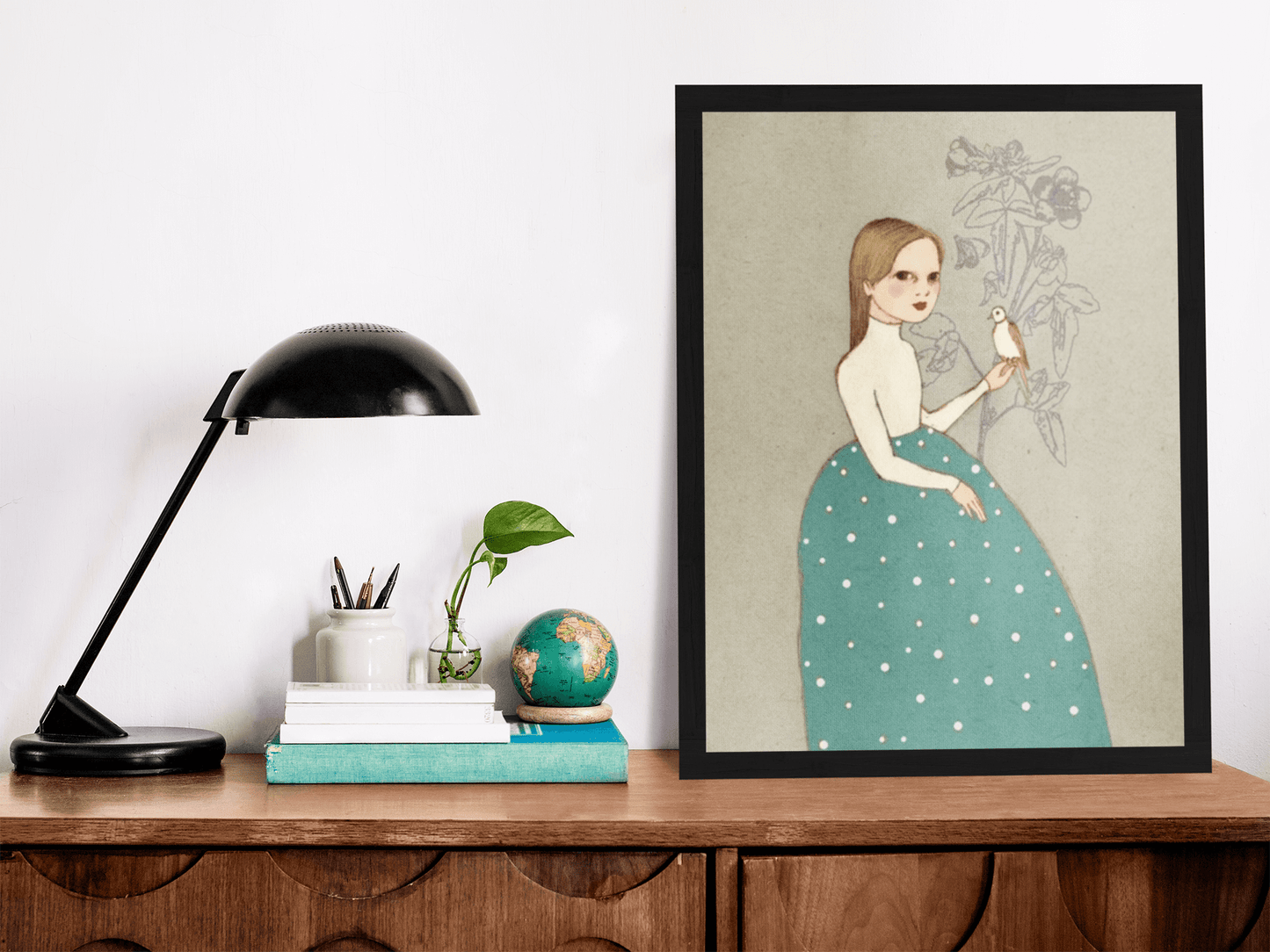 Dove Girl Poster